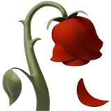 Wilted Flower emoji, Apple, iOS 16.4