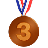3rd Place Medal emoji, Apple, iOS 16.4