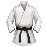 Martial Arts Uniform emoji, Apple, iOS 16.4