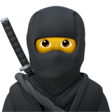 Ninja emoji, Apple, iOS 16.4