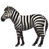 Zebra emoji, Apple, iOS 16.4