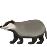 Badger emoji, Apple, iOS 16.4