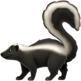 Skunk emoji, Apple, iOS 16.4