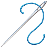 Sewing Needle emoji, Apple, iOS 16.4