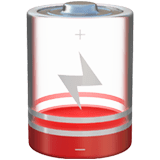 Low Battery emoji, Apple, iOS 16.4