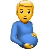Pregnant Man emoji, Apple, iOS 16.4