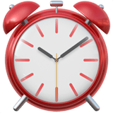 Alarm Clock emoji, Apple, iOS 16.4
