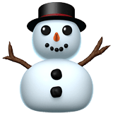 Snowman Without Snow emoji, Apple, iOS 16.4