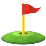 Flag in Hole emoji, Apple, iOS 16.4
