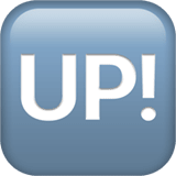 UP! Button emoji, Apple, iOS 17.4