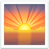 Sunrise emoji, Apple, iOS 17.4