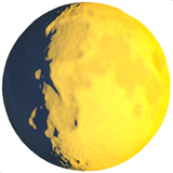 Waxing Gibbous Moon emoji, Apple, iOS 17.4