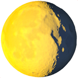Waning Gibbous Moon emoji, Apple, iOS 17.4