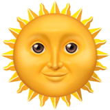 Sun with Face emoji, Apple, iOS 17.4