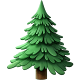 Evergreen Tree emoji, Apple, iOS 17.4