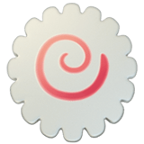 Fish Cake with Swirl emoji, Apple, iOS 17.4