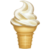 Soft Ice Cream emoji, Apple, iOS 17.4