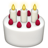 Birthday Cake emoji, Apple, iOS 17.4