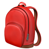 Backpack emoji, Apple, iOS 17.4