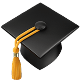 Graduation Cap emoji, Apple, iOS 17.4
