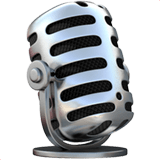 Studio Microphone emoji, Apple, iOS 17.4