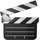 Clapper Board emoji, Apple, iOS 17.4