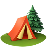 Camping emoji, Apple, iOS 17.4