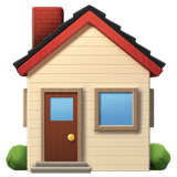 House emoji, Apple, iOS 17.4