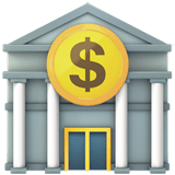 Bank emoji, Apple, iOS 17.4