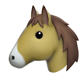 Horse Face emoji, Apple, iOS 17.4