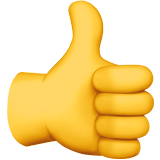Thumbs Up emoji, Apple, iOS 17.4