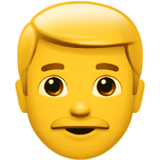 Man emoji, Apple, iOS 17.4
