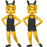 People with Bunny Ears emoji, Apple, iOS 17.4