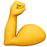 Flexed Biceps emoji, Apple, iOS 17.4
