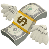 Money with Wings emoji, Apple, iOS 17.4