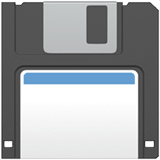 Floppy Disk emoji, Apple, iOS 17.4