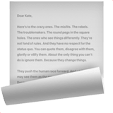 Page with Curl emoji, Apple, iOS 17.4