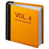 Orange Book emoji, Apple, iOS 17.4