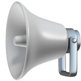 Loudspeaker emoji, Apple, iOS 17.4