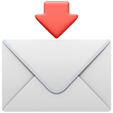 Envelope with Arrow emoji, Apple, iOS 17.4