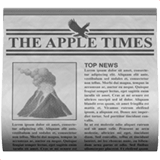 Newspaper emoji, Apple, iOS 17.4