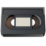 Videocassette emoji, Apple, iOS 17.4