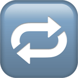 Repeat Button emoji, Apple, iOS 17.4