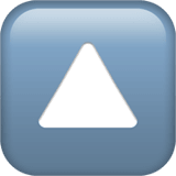 Upwards Button emoji, Apple, iOS 17.4
