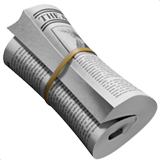 Rolled-up Newspaper emoji, Apple, iOS 17.4