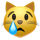 Crying Cat emoji, Apple, iOS 17.4