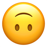 Upside-down Face emoji, Apple, iOS 17.4