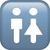 Restroom emoji, Apple, iOS 17.4
