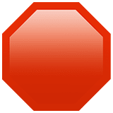 Stop Sign emoji, Apple, iOS 17.4