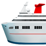 Passenger Ship emoji, Apple, iOS 17.4